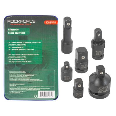 Набор адаптеров ударных 6 пр. RockForce RF-4068MPB