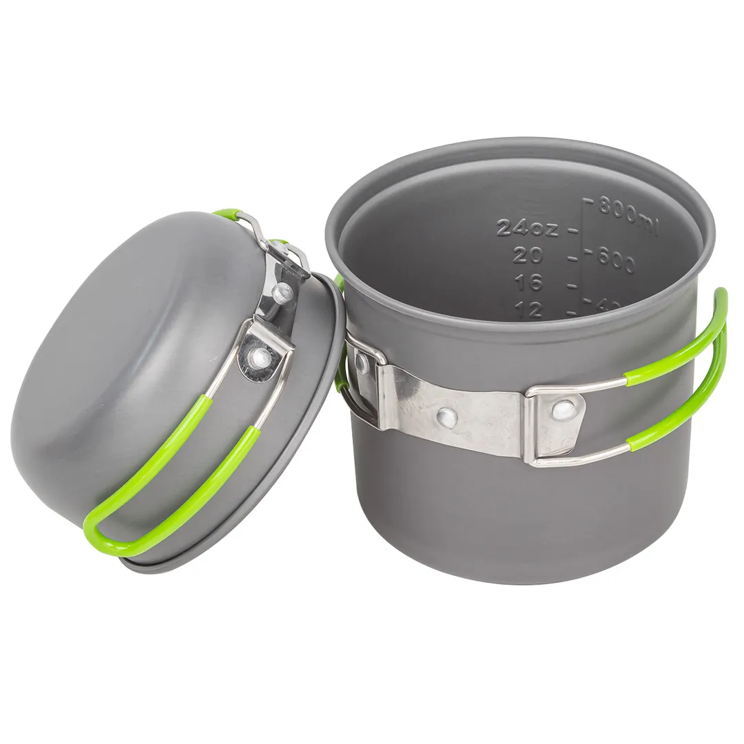 Набор посуды алюминиевой для кемпинга WMC TOOLS WMC-TRC-039