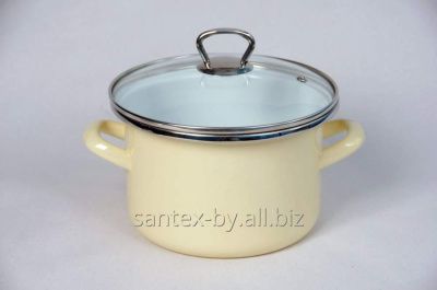 Кастрюля 4,0л (цил.) "Беж" Сантэкс 1-2240111(Бл)"Беж"