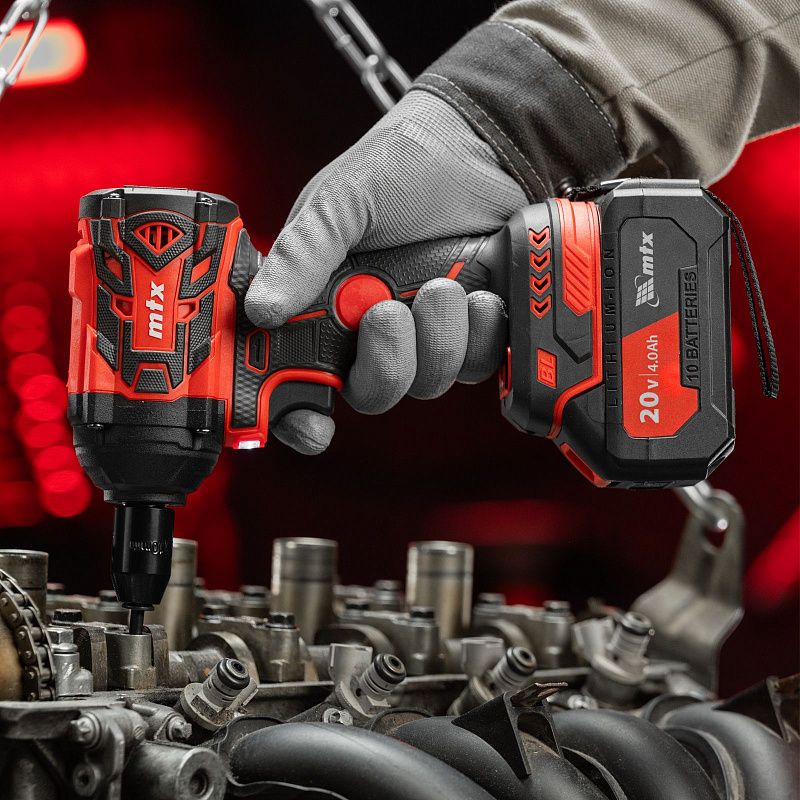 Гайковерт ударный аккумуляторный бесщет. CIWU-BL-20-600, Li-Ion, 20 В MTX 26585