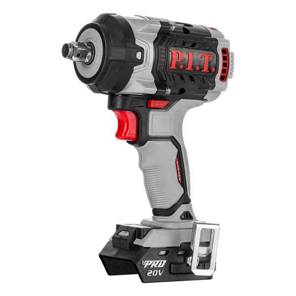 Гайковерт IMPACT аккум. бесщеточный P.I.T. SOLO, 20В, 600Нм, 1/2", 3ск, 0-2800уд/мин