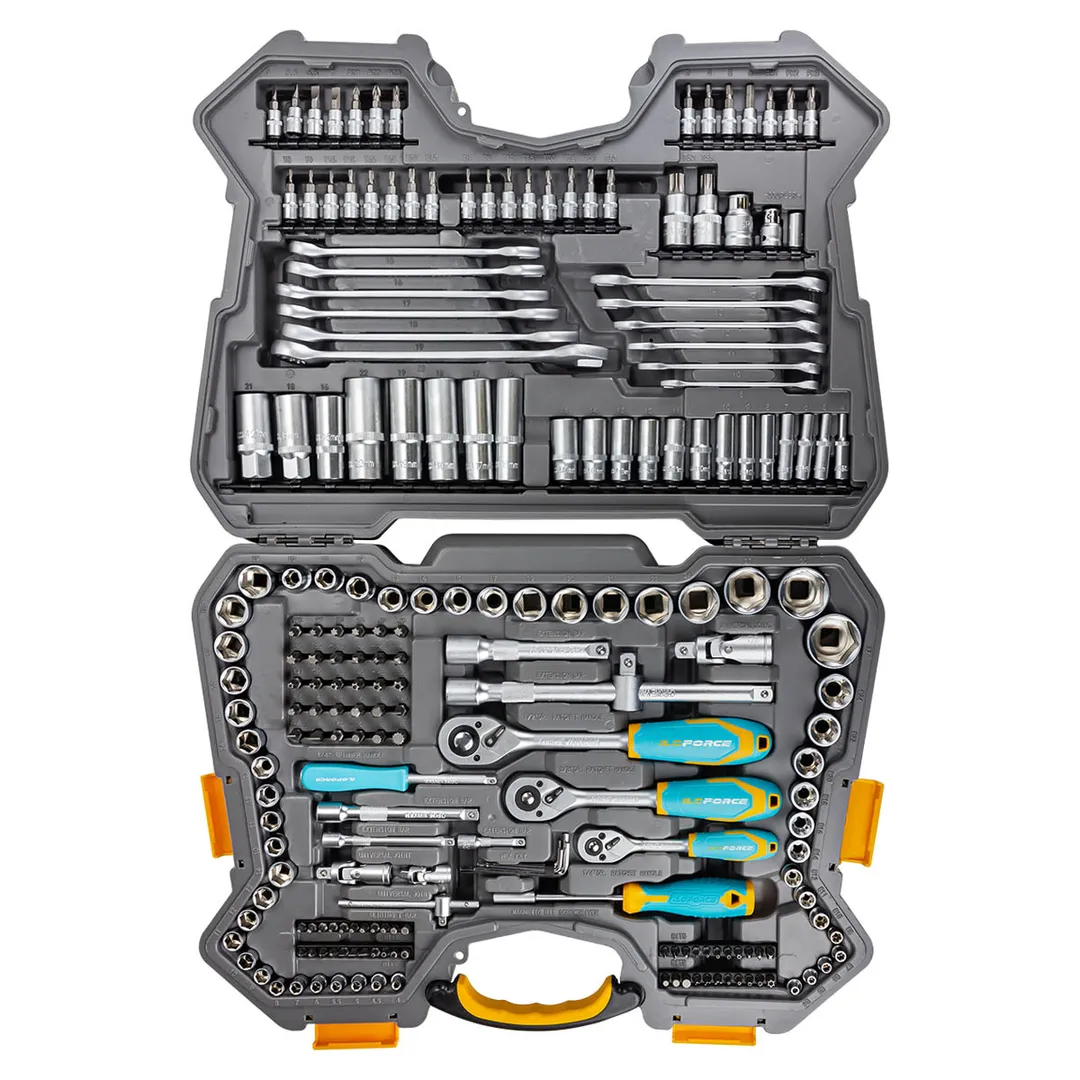 Набор инструментов 216 пр. 1/4''&3/8''&1/2'' ILOforce IF-38841 EURO