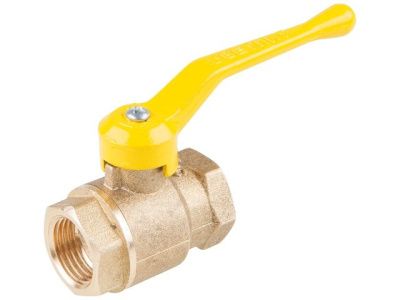 Кран шаровый 1" вн.-вн. ручка (ГАЗ) PN1,6 МПа, 11Б27п4, Цветлит ЦРБ0048