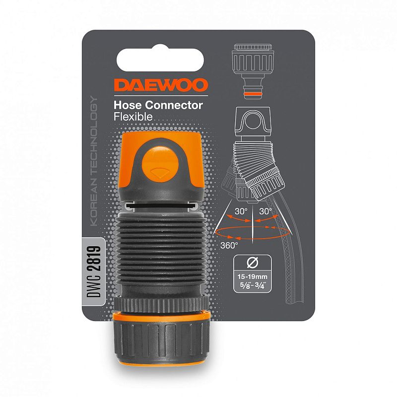 Коннектор для шланга гибкий Daewoo Power DWC 2819