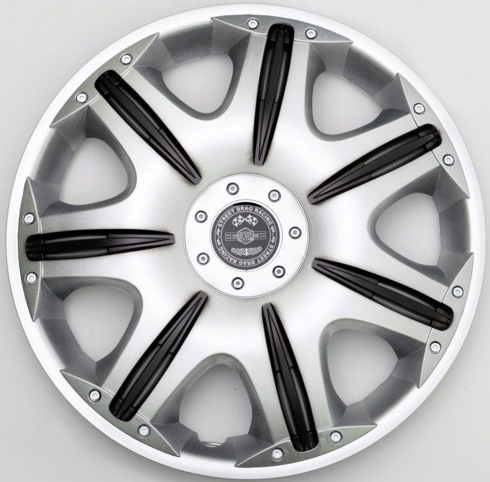 Колпак декоративный автомобильный Опус Super Silver 14" (4 шт) Star S14273