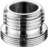 Переходник на излив вместо аэратора M1/2" - M24*1, латунь, хром Ledeme LH503