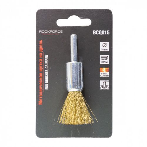 Кордщетка чашеобразная с хвостовиком для дрели RockForce