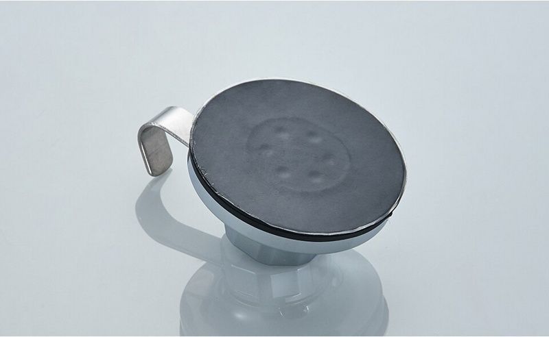 Крючок-вешалка на вакуумной присоске, пластик, хром Ledeme L3705