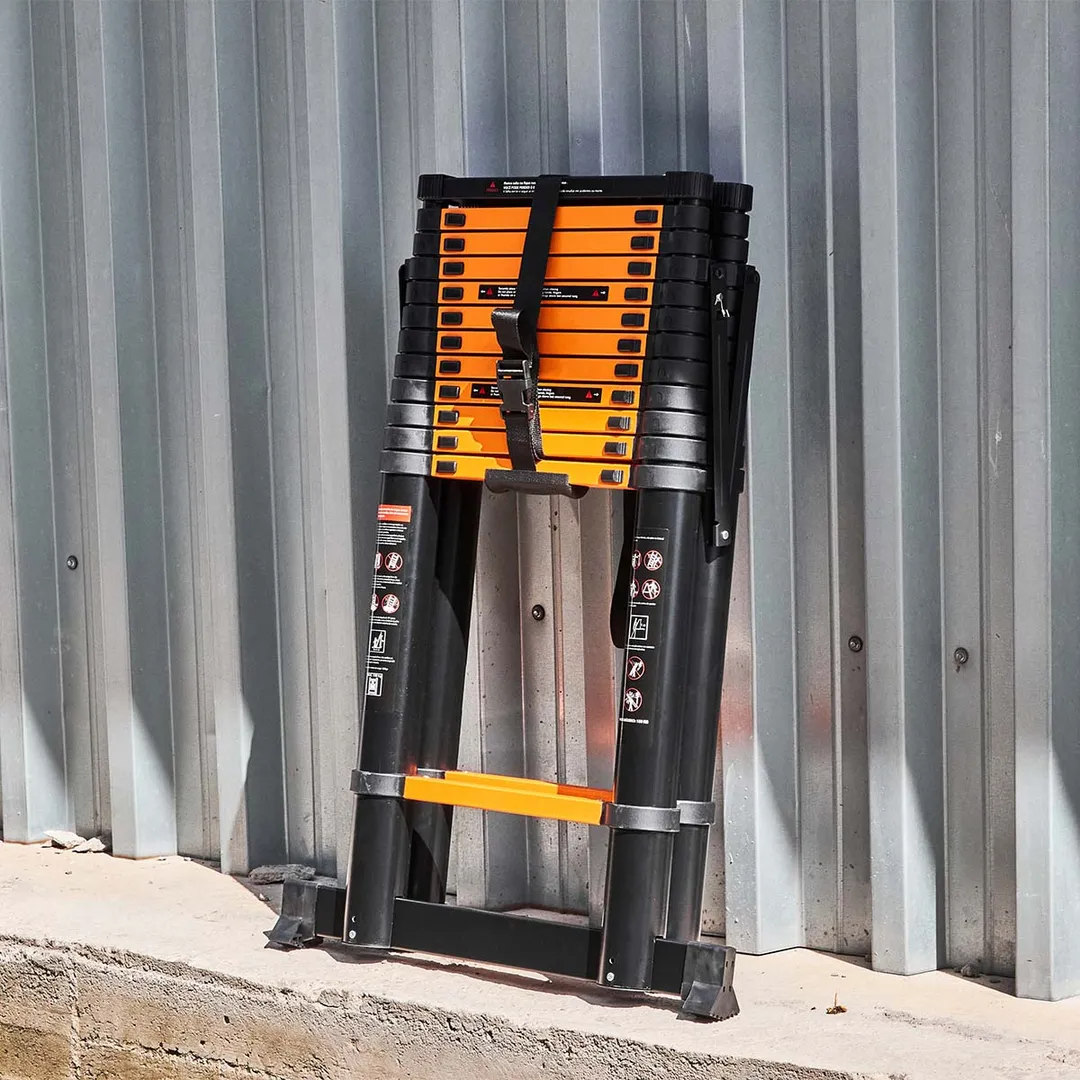 Стремянка телескопическая алюм. бытовая 5 м, 13+13 ступ. ISMA ISMA-UP500-2