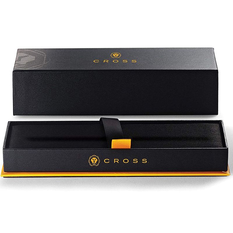 Ручка-роллер "Cross Classic Century", 0.7 мм, черный, золотистый, стерж. черный