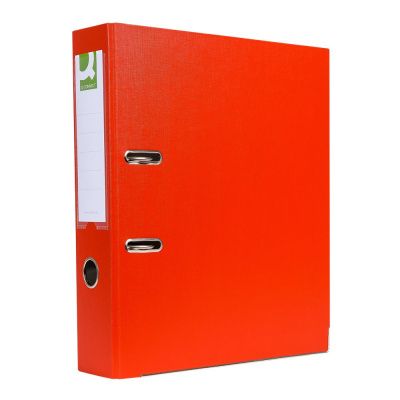 Папка-регистратор "Q-Connect ПВХ Эко", A4, 75 мм, красный
