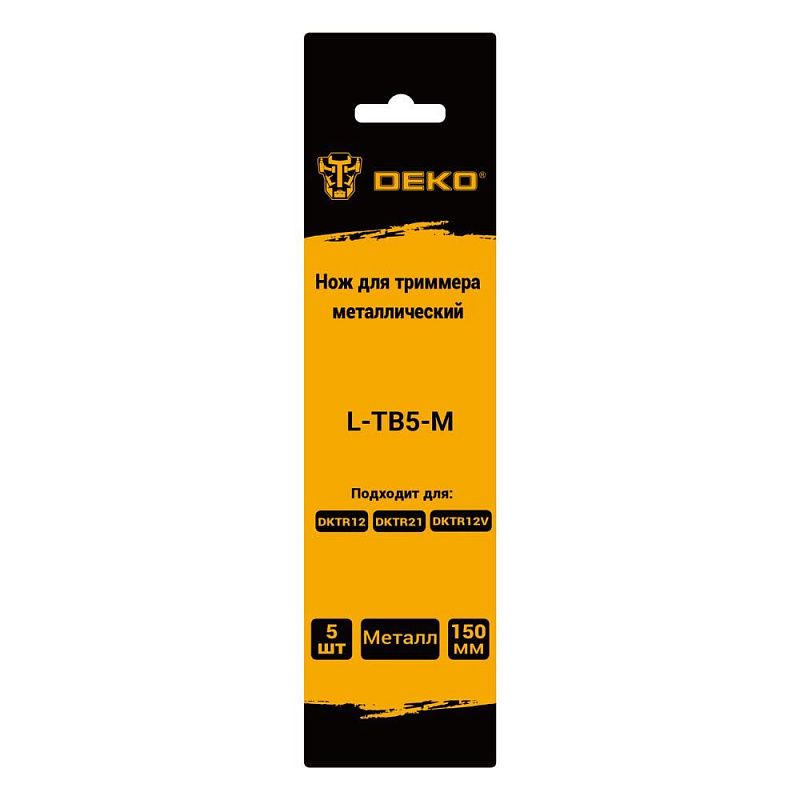 Нож для триммера L-TB5-M D 150 мм (5шт) DEKO 084-2022