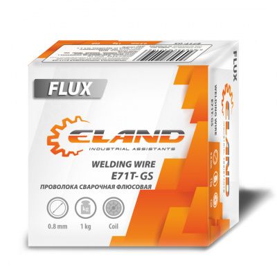 Проволока сварочная флюсовая LUX E71T-GS 0.8 мм. / 1кг. ELAND E71TGSEL081