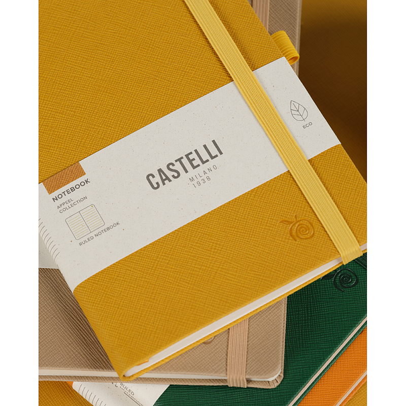 Блокнот "Appeel classic golden", А5, 96 листов, линейка, золотой