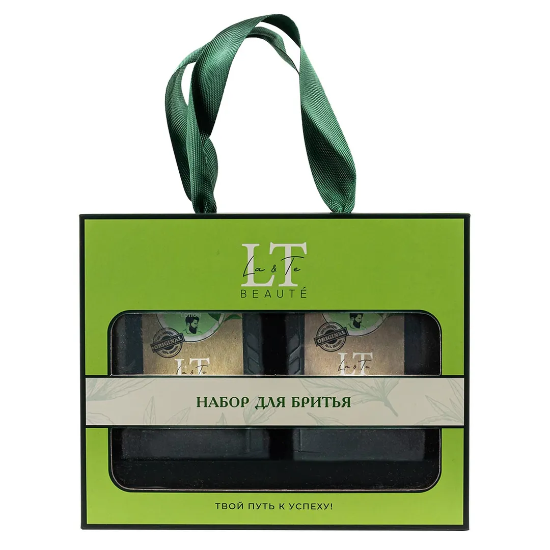 Набор мужской косметики для бритья, лосьон, гель, набор маникюрный La and Te beaute LTMEN3