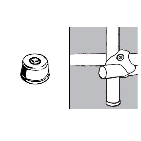 Заглушка внутр. трубы d25, 511Е, 0,6-0,8 с резьбой, без покрытия RU 79077