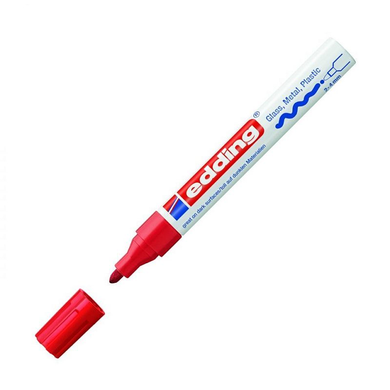 Маркер перманентный на нитрокраске Edding "750", золотистый