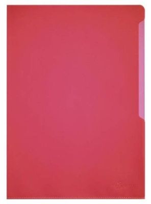 Папка-уголок "Durable", A4, 120 мк, пластик, красный