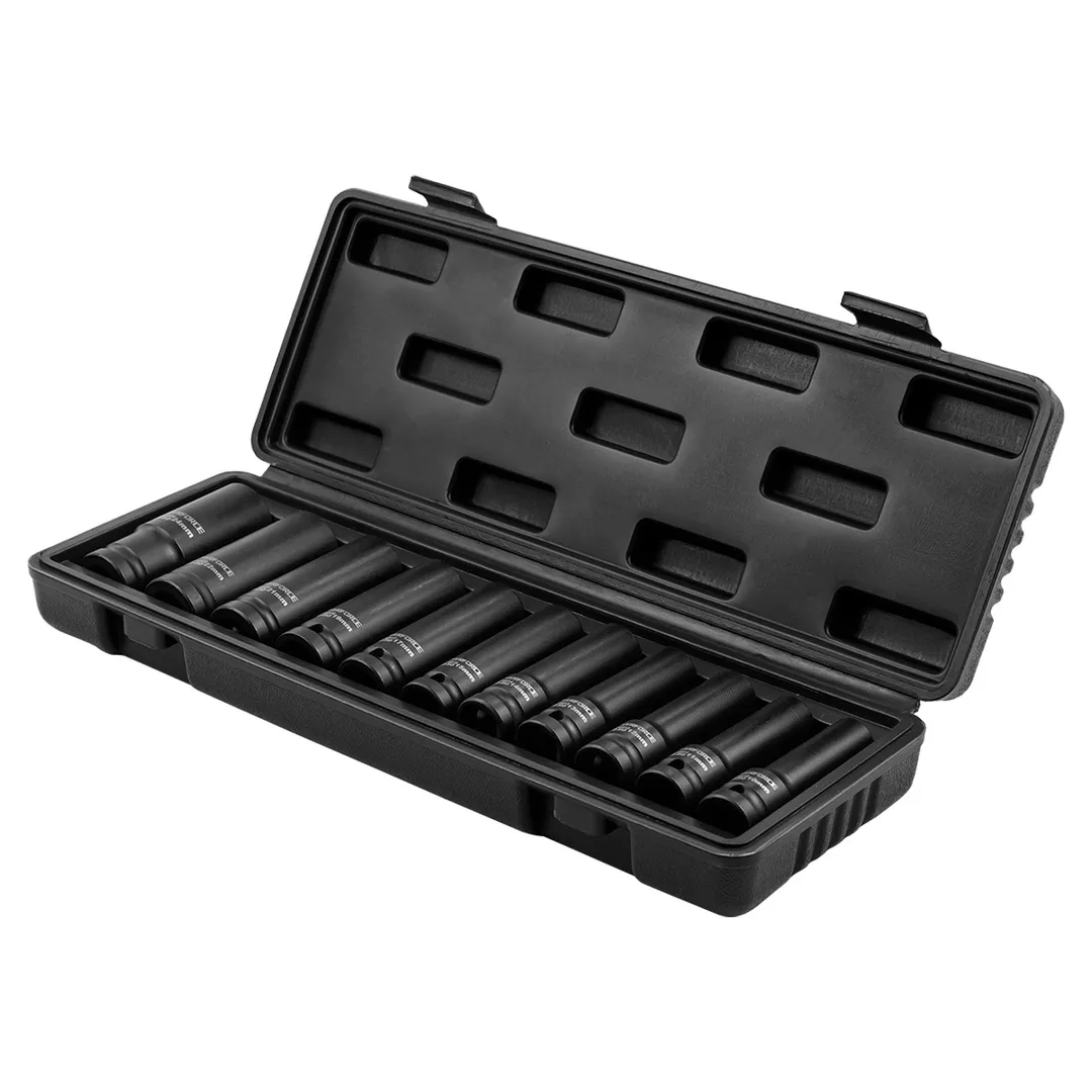 Набор ударных глубоких головок 10-24 мм 1/2'' 6-гр 11 пр EVERFORCE EF-4117-5MPB