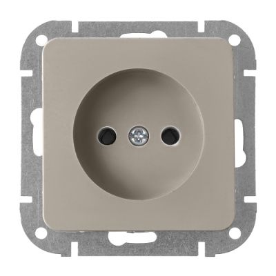 Розетка 1-ая телефонная (скрытая) песочная Astrum Bylectrica ТР4-6501 песочн