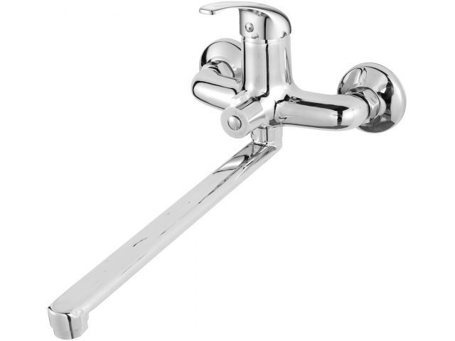 Смеситель для ванны D35-A, серия 260, длинный поворотный L-излив, без эксцентриков ECONOCE EC0263