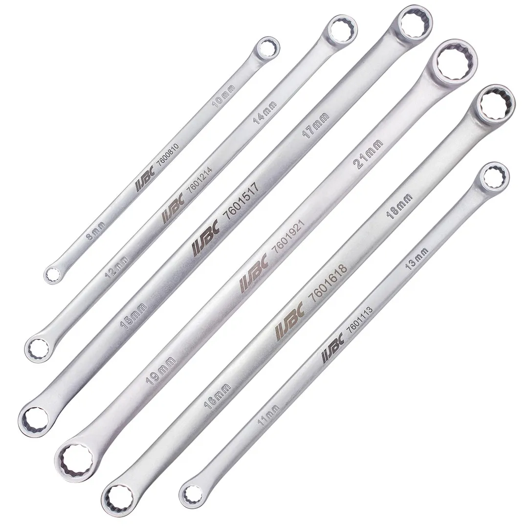 Набор накидных экстра длинных клюей 6 пр 8x10-19x21 мм JBC JBC-50622