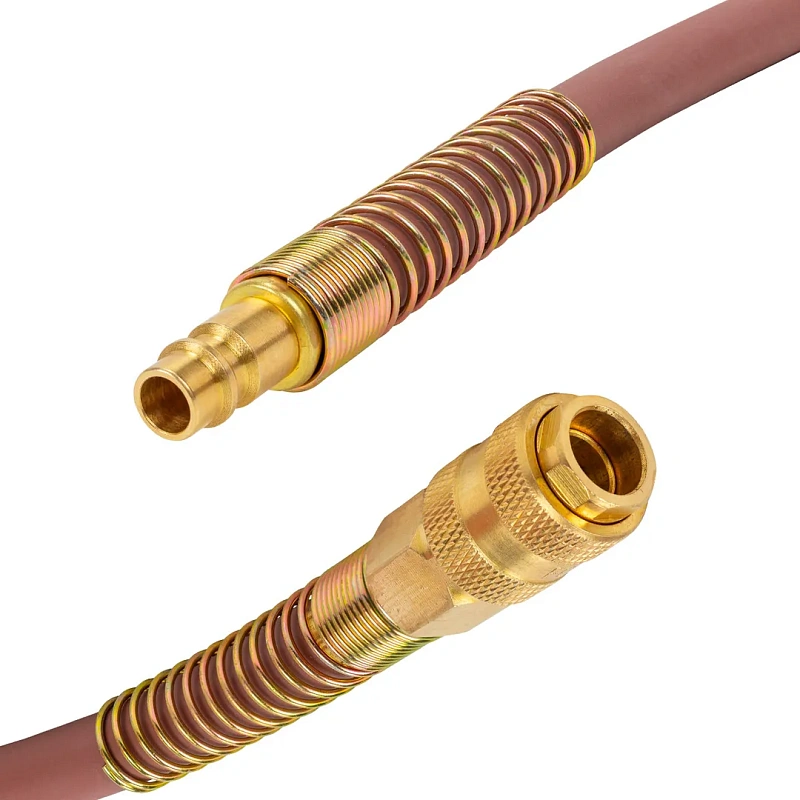 Шланг резиновый воздушный армированный с быстросъемами 8x14 мм, 10 м FoRSTIME FT-AHF-108