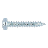 Саморез с полукр. гол., бел. оц., 5,5х50, DIN 7981 WÜRTH 011555 50